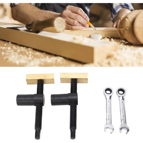 Holzbearbeitungs-Schraubstockset, Tisch-Verriegelungs- und Spannzubehör, schwarz 20 mm. (1/5)