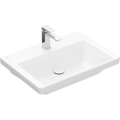 Vasque Villeroy & Boch Subway 3.0, rectangulaire, 1 trou pour (1/3)