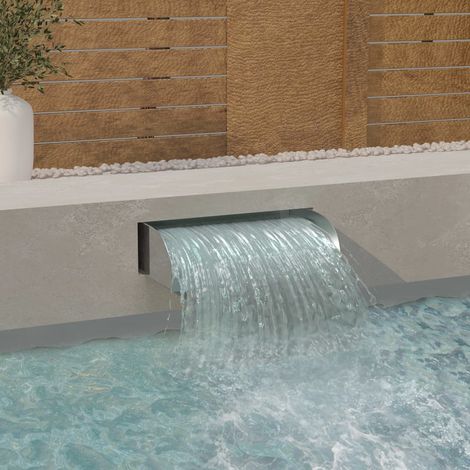 Cascade 60x34x14 cm Acier inoxydable 304 vidaXL