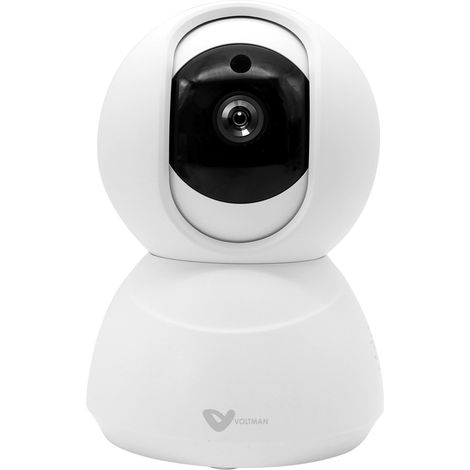 Voltman – Caméra intérieure connectée Sens-E Wifi – Détecteur de mouvement – Vision de nuit jusqu'à 15m – Audio bidirectionnel – Résolution Full HD 1920x1080 (1/2)
