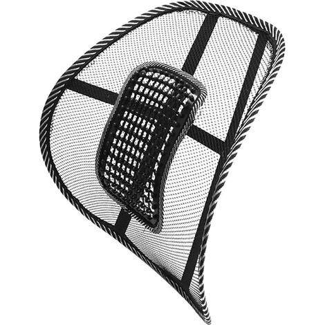 CUSCINO LOMBARE TRASPIRANTE LOMBY NERO (1/2)