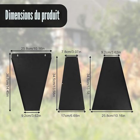 Chicken Cone Flat Back Metal Cone Slaughter Chicken Processing Equipment for Chickens (1/4)
