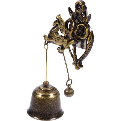 Cloche de Porte Animal Rétro Cloche Décorative Suspendue pour Maison et Entrée (1/5)