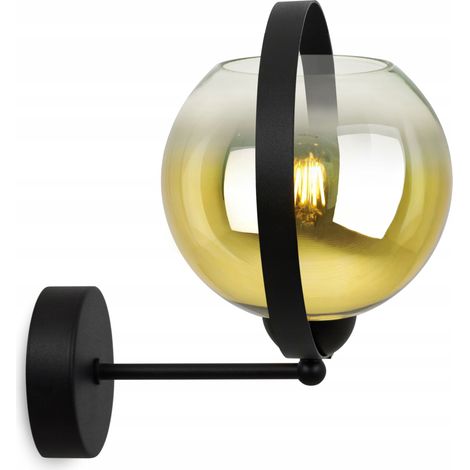 WANDLEUCHTE DECKENLEUCHTE GOLDEN LED LAMPENSCHIRM 15 CM