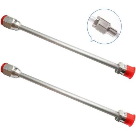 [JAMAIS UTILISÉ] Airless Peinture Pistolet Tige De Rallonge pour Titan/Wagner/Graco Pulvérisateur Airless Buse Pistolet Peinture 2 Pcs x 30 CM (1/4)