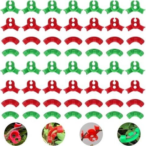 80 Pcs Cintreuse de Clips pour Plantes Grimpantes, Clips d'entraînement à Faible Stress, Clips Lst Cintreuses de Plantes à 90 Degrés, Clips de Jardinage pour Contrôle de Croissance Jardin (1/5)