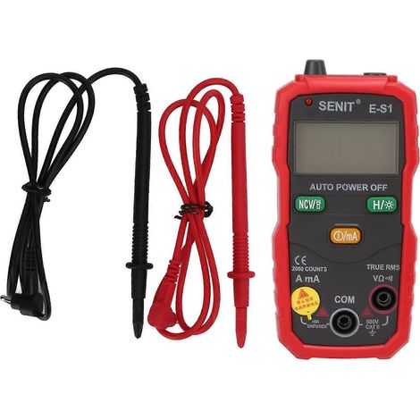 ES1 Digitalmultimeter mit LCD-Bildschirm, hochpräziser Spannungs- und Stromprüfer für die Industrie