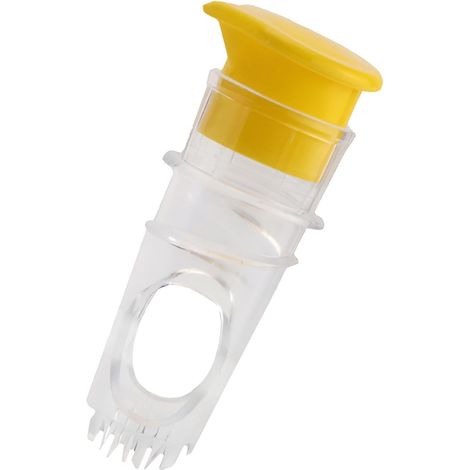 Exprimidor manual de limones con rosca - Eficiente Filtro integrado Versátil para cítricos Fácil de usar y mantener (1/3)