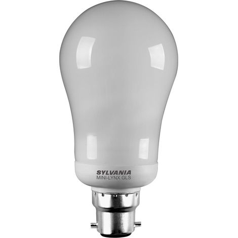 Ampoule CFL GLS Sylvania MINI-LYNX 15W B22 2700K Blanc chaud