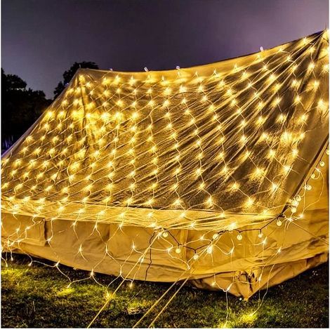 Guirlande Lumineuse Noël, 1,8 m, Décor Jardin, Terrasse, Extérieur, Balcon, Mariage, Fête, Patio, Clôture, Intérieur, Chambre, Allée, Sapin, Ambiance Romantique (1/4)