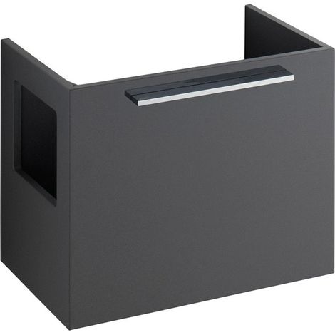 Meuble sous-vasque EDITION 300 525 x 410 x 320 mm avec fente porte-serviettes, anthracite KEUCO