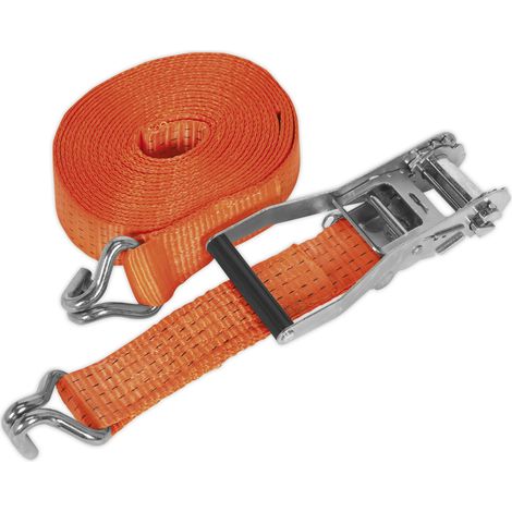 Sealey Ratchet Strap Polyester Webbing 50mm x 8m 5000kg Breaking Strength TD5008J