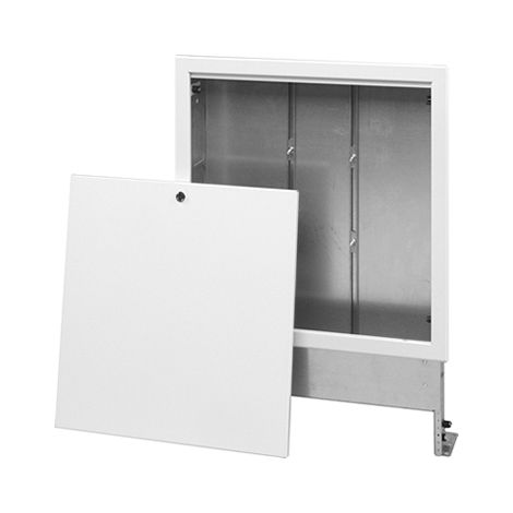 Armoire de distribution VN-FLOORTEC, hauteur 750 mm, 5-7 circuits de chauffage, encastrée, RAL9010, pour l'étage n°