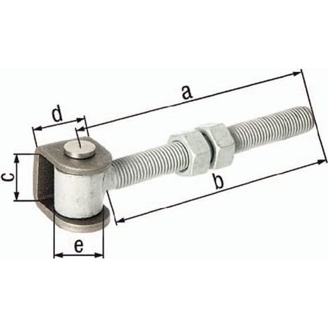 GAH Alberts Paumelle de porte 144x138x37x30mm STA brut - 418366 (1/3)