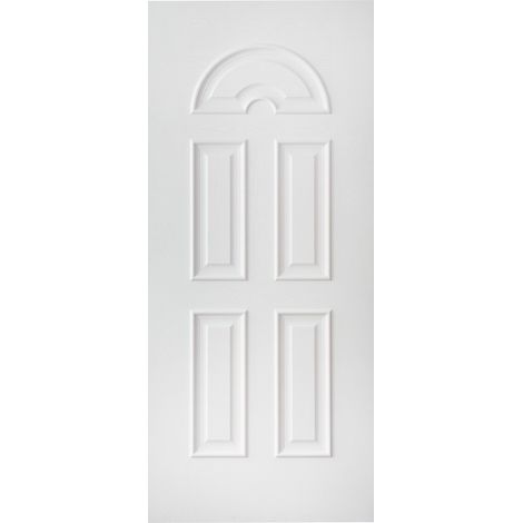 Pannello per Portoncini Blindati Portoni 90x210 Bianco in Vetroresina da Esterno