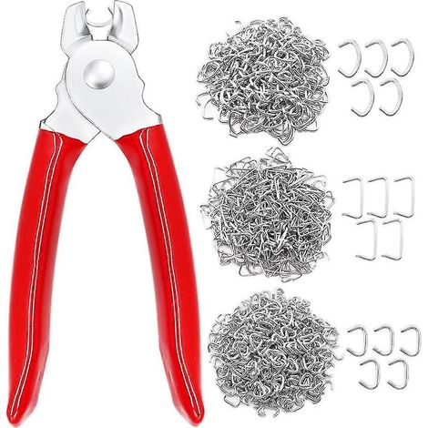 300 anneaux pour cochons, barres droites galvanisées de 3/4 pouce, 1/2 pouce et 3/8 pouce, pour cages et sacs d'animaux-AquaForge