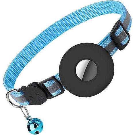Collar reflectante para gatos con cascabel, ideal para mascotas y para evitar pérdidas (paquete de 2 unidades) (1/5)