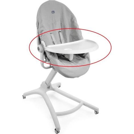 Chaise haute bébé Chicco Baby Hug 4 en 1 – Tablette amovible en plastique robuste – Housse en tissu doux waterproof – Confort et hygiène garantis (1/4)