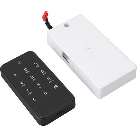 Serrure de sécurité intelligente pour armoire, protection antivol, serrure électronique à combinaison pour armoire de salle de sport, dressing, meuble à chaussures, tiroir (1/5)