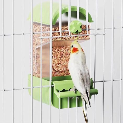 Comedero automático para pájaros - Comedero para periquitos y pinzones - 1 unidad (1/5)