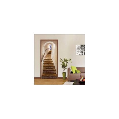 – Adhesivos de pared 3D vintage para decoración de interiores – Resistentes al agua – Dimensiones 77 x 200 cm – Fácil aplicación sobre superficies lisas – Crezuo