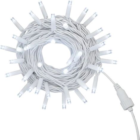 gloca Catena 300LED 30M Filo Bianco Flash Bianco IP65 (Luce Bianca) (1/4)