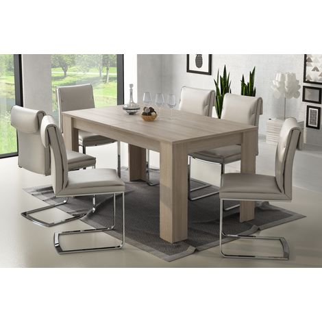 TAVOLO MOD. ULRICH III ALLUNGABILE CM 140X88 ALMERIA (1/2)