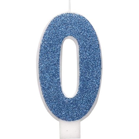 Bougie, 84260, Bleu/argenté