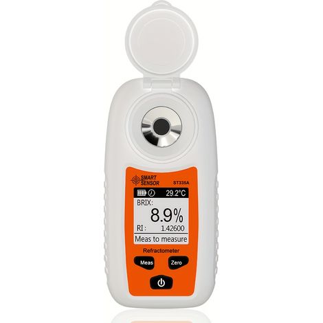 Réfractomètre Numérique Haute Précision avec Écran LCD – Testeur de Teneur en Sucre Portable pour Fruits et Boissons