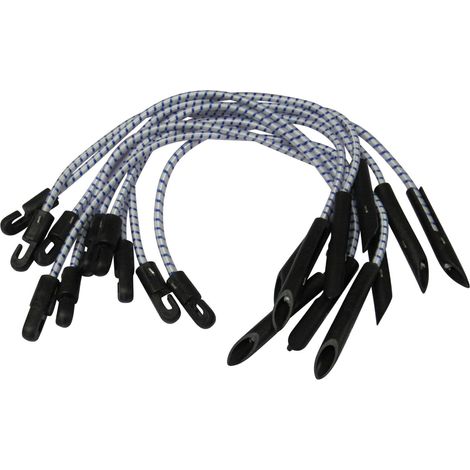 Elastic Scaffold Toggle Ties X10 (Scaffolding Sheeting Bungee Net)