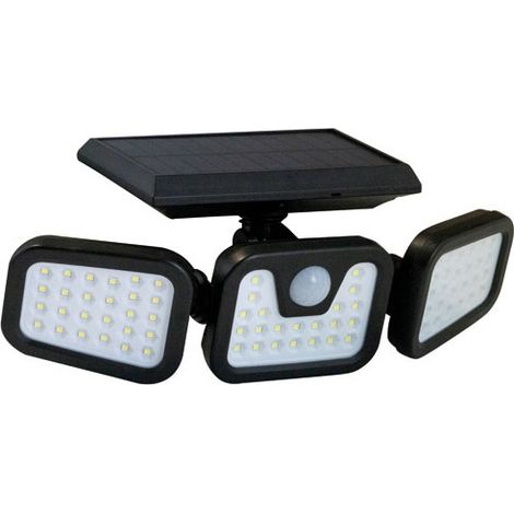 Aplique de pared solar orientable de 700 lúmenes - Ezsolar