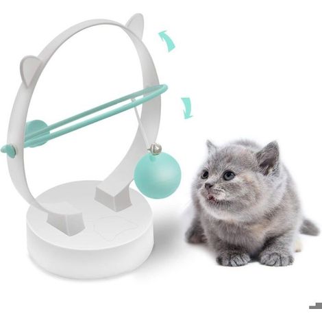 Jouets interactifs pour chats d'intérieur - Balançoire cinétique automatique - Jouets électroniques - Attaches à plumes - Jouet (1/5)