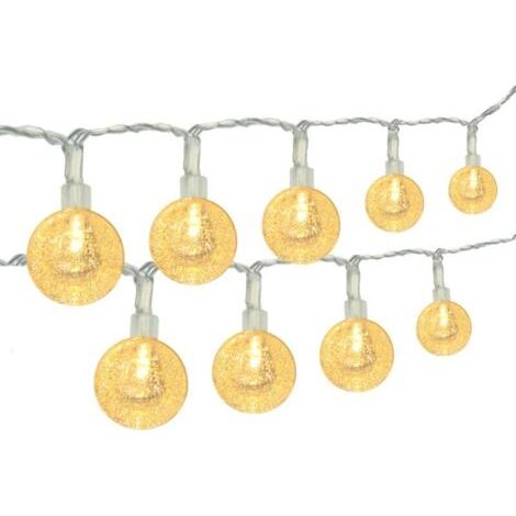 FLITI 20m warmweiße LED-Lichterkette S14, 160 LEDs, 8 verschiedene Beleuchtungsmodi, Innenbeleuchtung