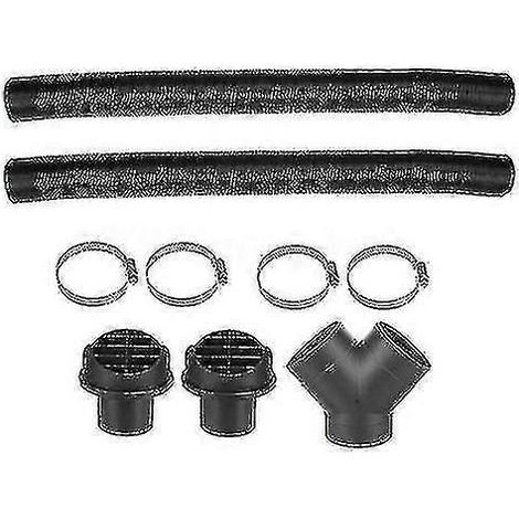 Kit de sortie d'air chaud en Y pour conduit de chauffage Webasto Diesel 75 mm (1/5)