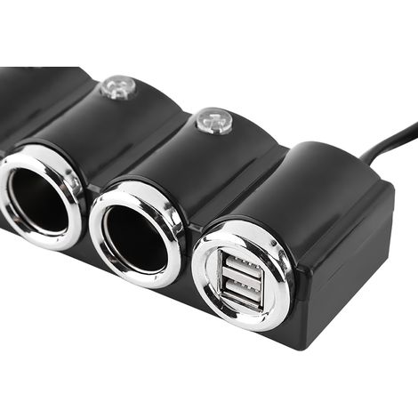 4-Port-USB-Zigarettenanzünderbuchse (12 V/24 V DC) – Mehrfach-Kfz-Ladeadapter