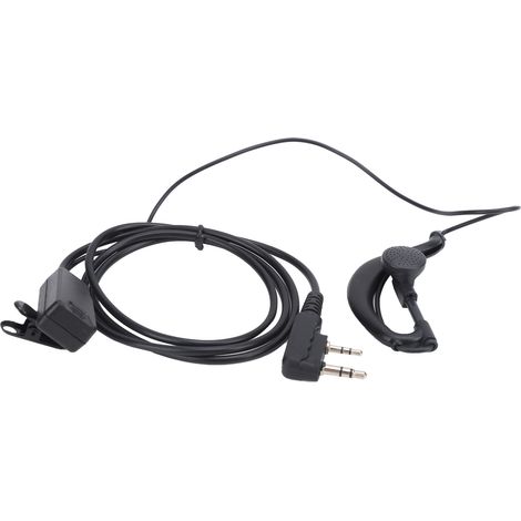 Casque radio bidirectionnel universel 2 broches avec clip de cou en forme de G pour Baofeng BF-888S UV5R (1/5)