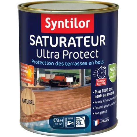 Saturador mate ultra protect natural para madera, 0,75 l SYNTILOR