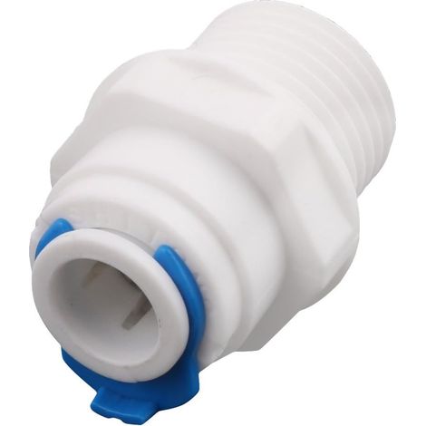 Raccord rapide droit 1/2'' pour eau potable et système d'eau RO (e8c0b70a72ecd9db1f66c9a1f5165704) (1/3)