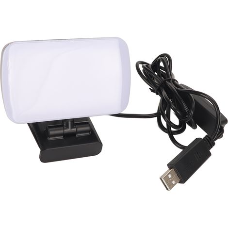 Lampe USB pour Webcam 3 Couleurs 10 Modes Gradation Flexible Rotative Mini Lumière Vidéo pour Ordinateur Portable Réunion Éducation (1/5)