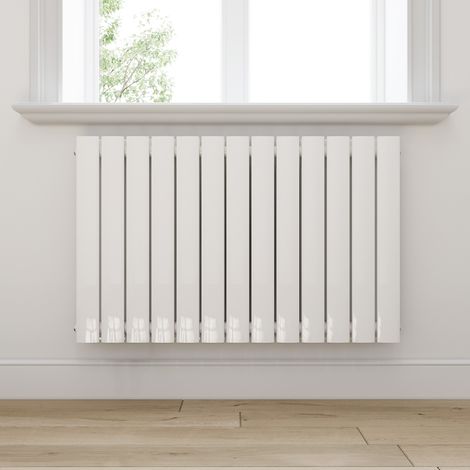 ELEGANT Paneelheizkörper Horizontal Heizkörper Weiß Horizontal 630x1004x61mm 1258W Doppellagig (1/5)