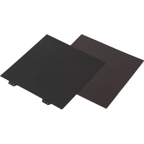 Flexible Stahlplatte mit PEI-Pulverbeschichtung, magnetische Doppelseite, für Voron V2.4 Drucker, 355 x 355 mm (1/5)