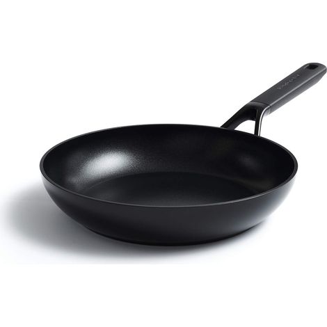 Poêle à frire antiadhésive de 20 cm à 3 couches, en aluminium forgé, Compatible avec l'induction, Résiste au lave-vaisselle et au four, noire (1/5)