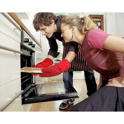Hitzebeständige Küchenhandschuhe, Kochhandschuhe, Grillhandschuhe
