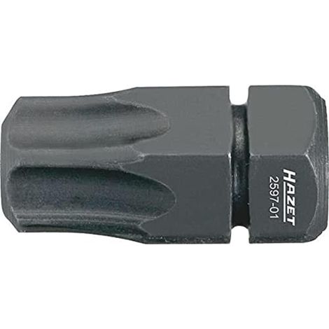 Embout-tournevis hexagone massif 5/16'' torx intérieur Taille T 45 longueur 18 mm