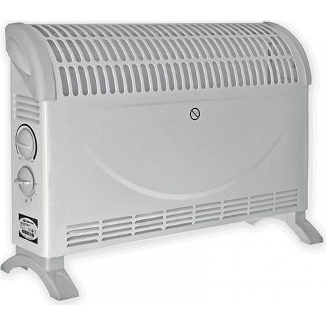 Termoconvettore DEDRA 2000W - Senza ventola, funzionamento silenzioso