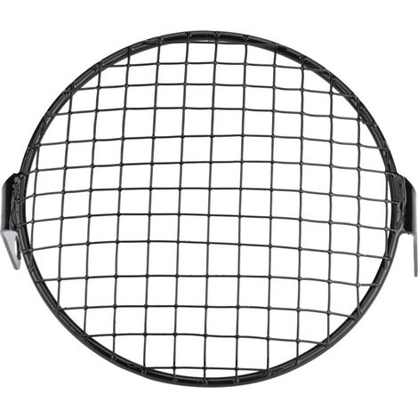 6.5-inch Motorcycle Side Mount Round Headlight Grill Cover Mask for Cruiser Chopper Cafe Racer 2 (1/4)