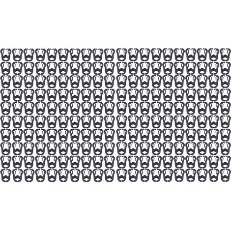 Ulisem Washable Fabric Mask Single Layer 100% Unisex Mask Reusable Fabric Masks for Adults, Children, Men and Women [Black - Pack of 10] (1/5)