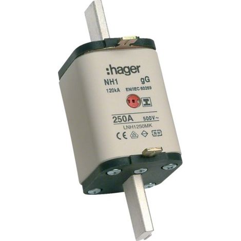 HAGER LNH1250MK FUSIBLE NH1 250 A 500 V GG MKEN.S-FREI