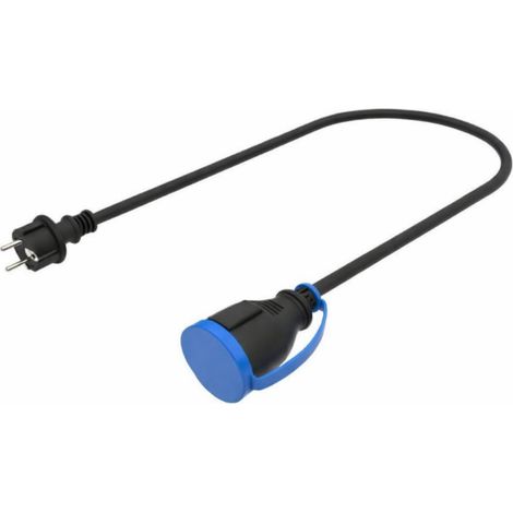 Prolongadores 3x1.5 T.T. con tapa y enchufe redondo 16A IP54