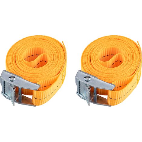 Cinghia con fibbia a camma 25 mm x 2,5 m, 2 pezzi. (1/5)